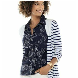 Cabi Dandelion Wish Peplum Blouse Size Large